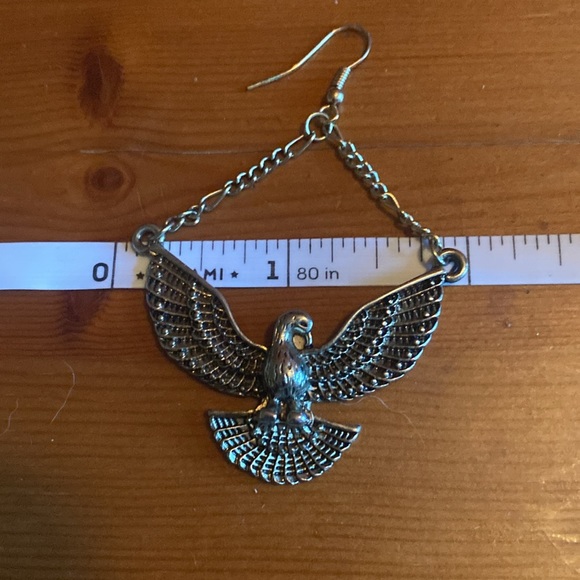 Very cool Eagle (?) Earrings - Picture 4 of 4